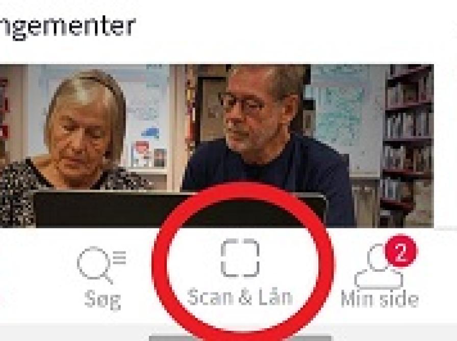 Scan og lån i appen